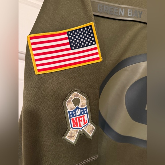 NFL Salute to Service Green Bay Packers Nike Hoodie - Picture 4 of 10